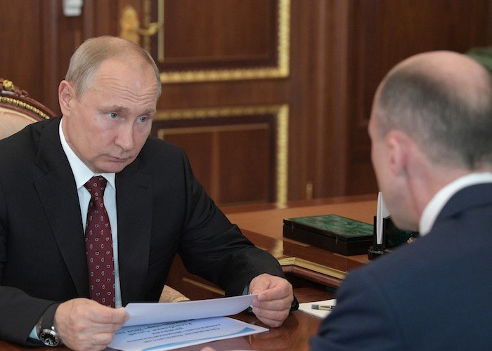 Президент Владимир Путин встретился с Олегом Хорохординым