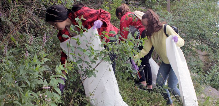22 мешка мусора собрали активисты у реки Кокса в любимом месте отдыха сельчан