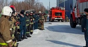 В «Атланте» прошли противопожарные учения