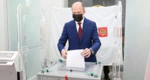 Олег Хорохордин проголосовал на выборах депутатов Госдумы