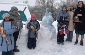 В Горно-Алтайске выбрали лучших снеговиков