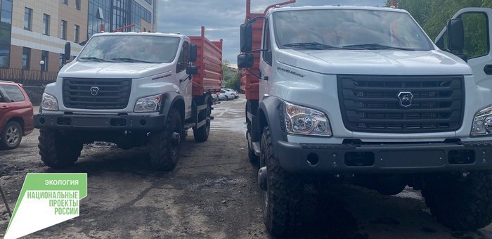 Республика Алтай получила грузовики по нацпроекту «Экология»