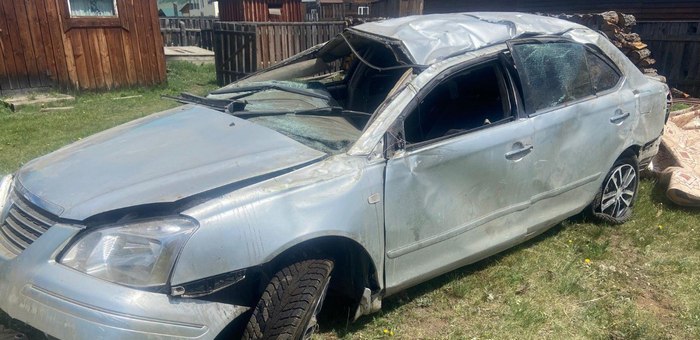 «Тойота» слетела с дороги в Улагане, пострадала женщина