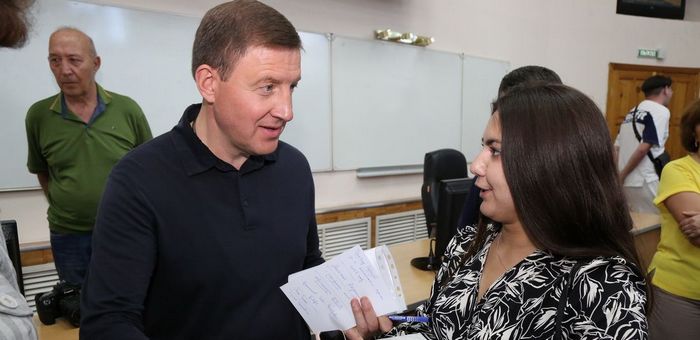 Андрей Турчак встретился со студентами и преподавателями ГАГУ