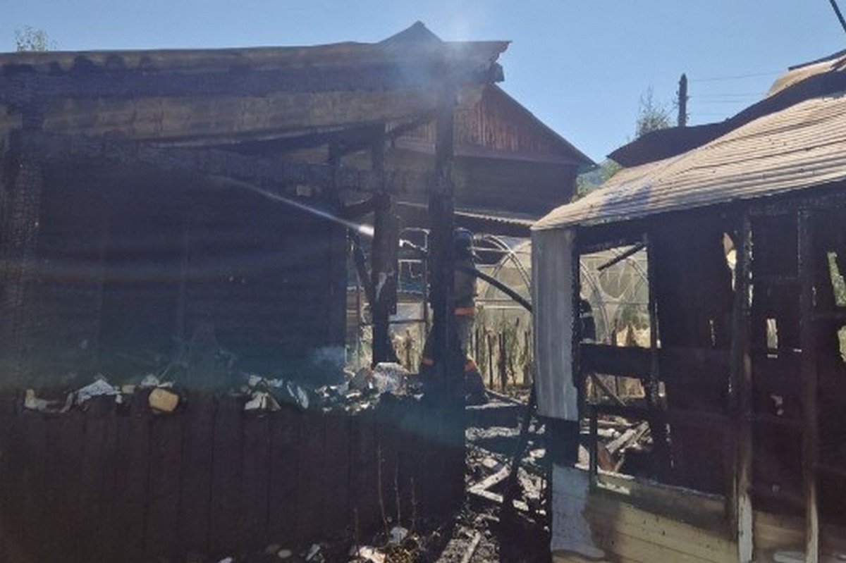 Жилой дом горел в Горно-Алтайске 