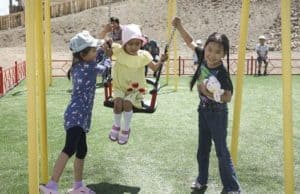 Детскую площадку открыли в Кош-Агаче по нацпроекту