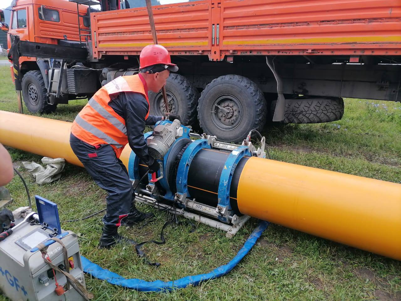 Началось строительство газопровода в Чемальский районе
