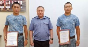 Стрелки команды «Алтай» получили благодарность за работу на Керченском проливе