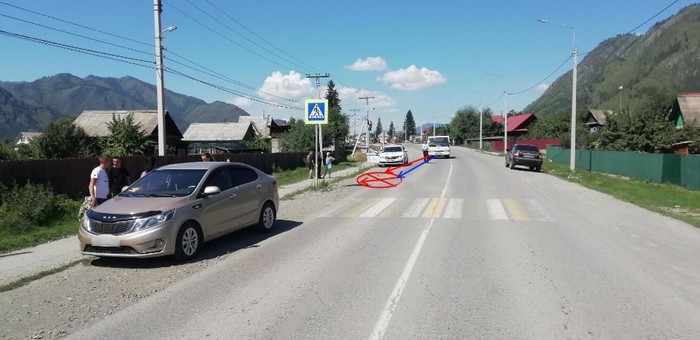 В Чемале подросток взял без спроса мотоцикл и попал в ДТП